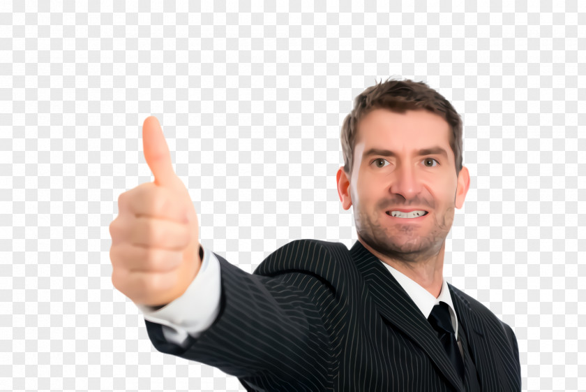 Thumbs Signal Businessperson Finger Gesture Thumb Hand Arm PNG