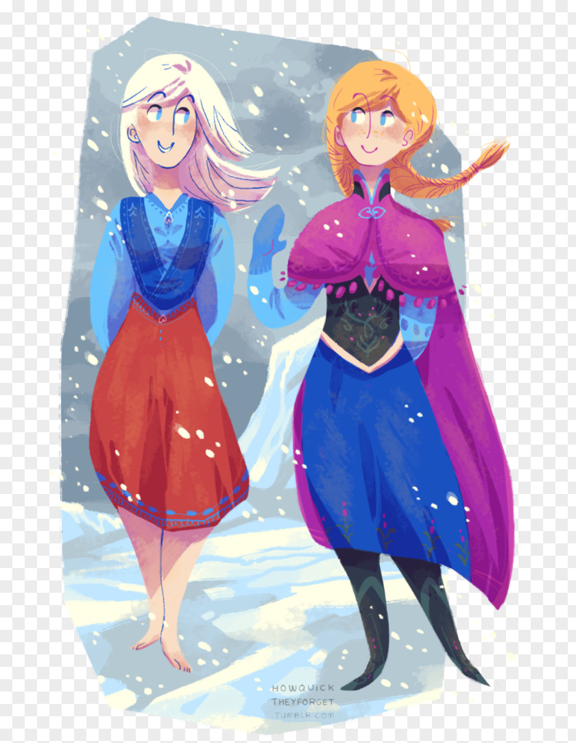 Anna Elsa The Snow Queen Kristoff Frozen PNG