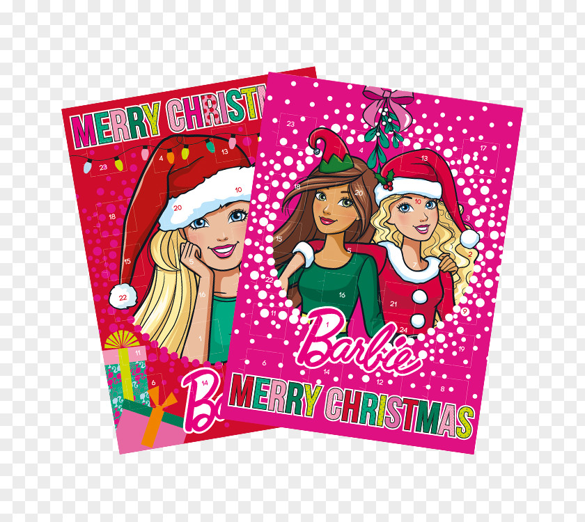 Barbie Advent Calendars Christmas Windel Calendar Pink PNG