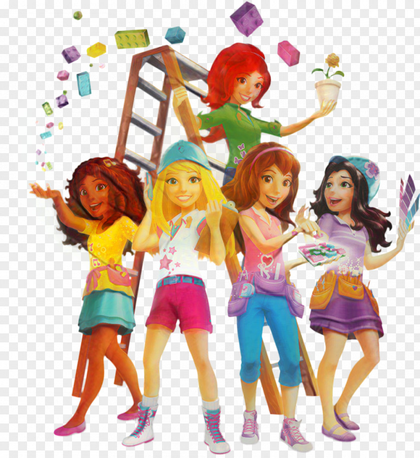 Barbie Playset Cartoon PNG