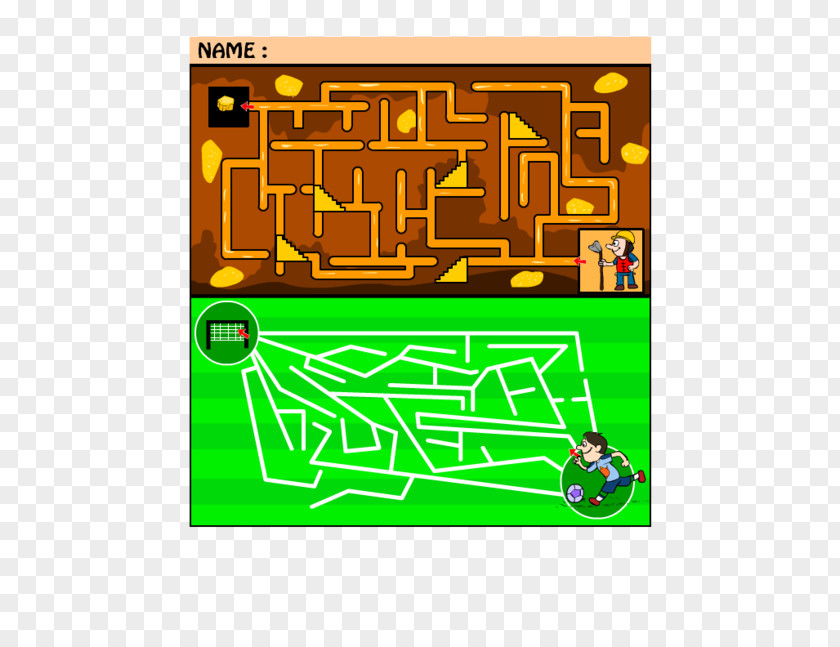 Brain Teaser Video Game Maze Line Font PNG
