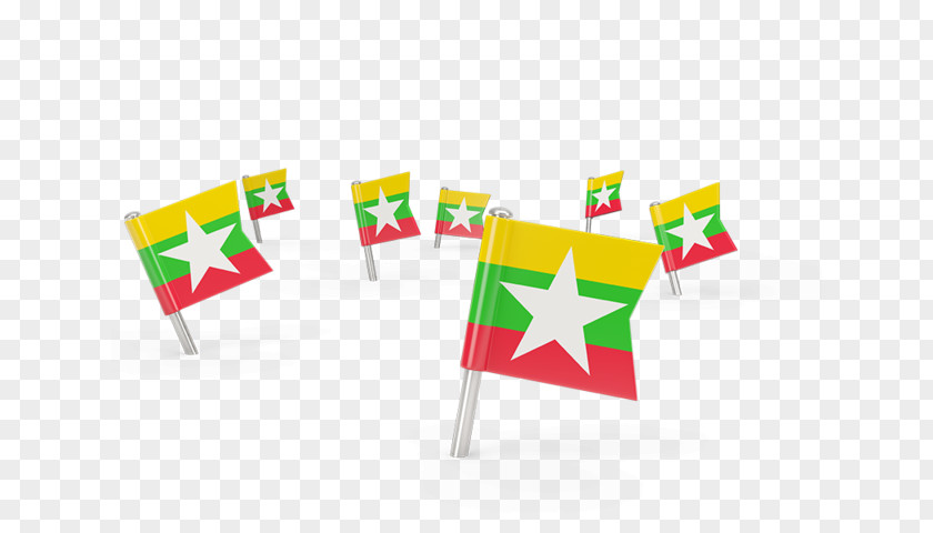 Flag Burma National 03120 PNG