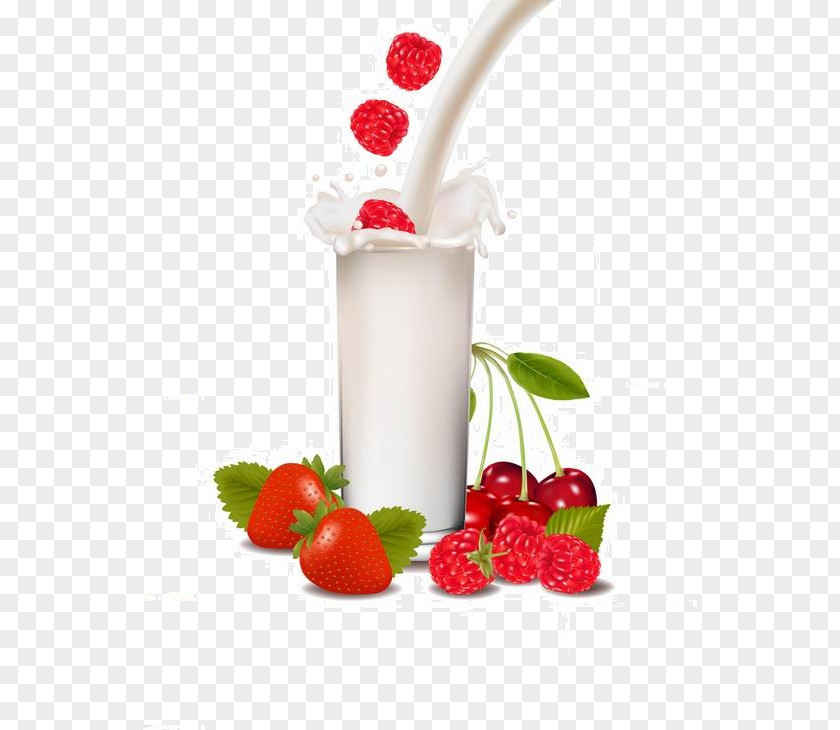 Strawberry Milkshake Smoothie Ice Cream PNG