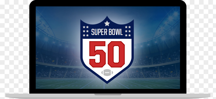 Super Bowl 50 Display Device Logo Advertising Multimedia Desktop Wallpaper PNG