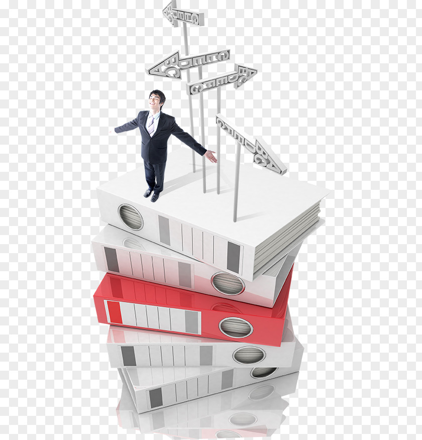 Beacon And Business Man Icon PNG