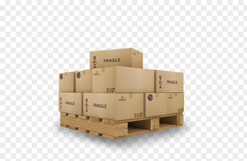 Box Cardboard Logistics Cargo PNG