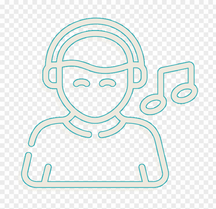 Listening Icon Face Hobbies And Freetime PNG
