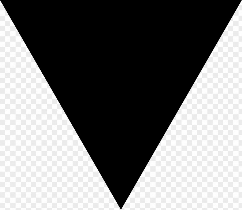 TRIANGLE Black Triangle Arrow Color Symbol PNG