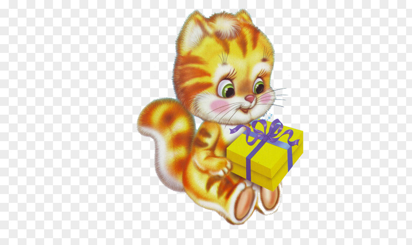 Kitten Happy Birthday To You Animation Wish Clip Art PNG