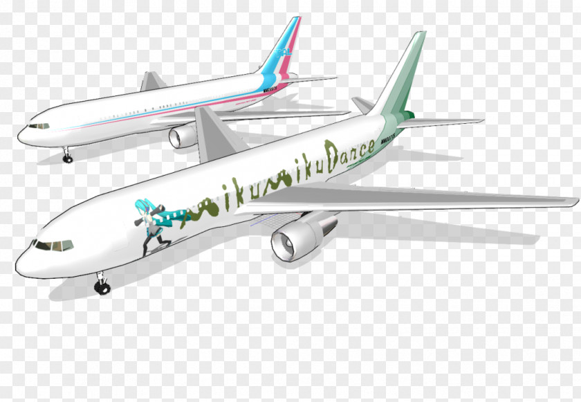 Airplane Wide-body Aircraft Boeing 767 Airbus PNG