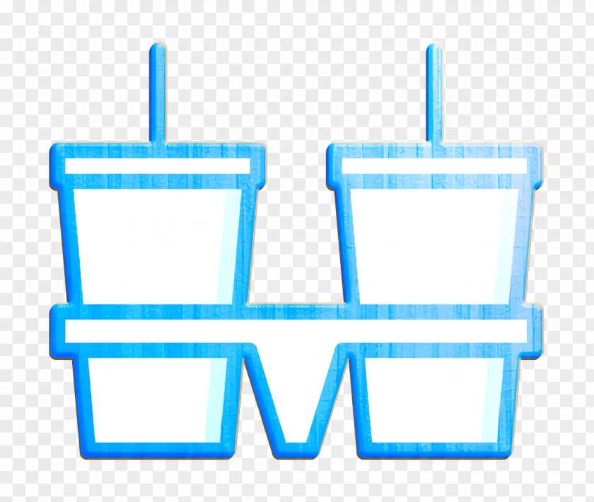 Fast Food Icon Cup Carrier PNG