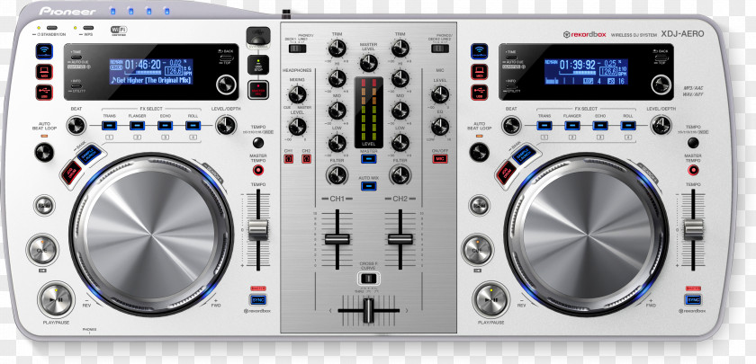 Pioneer XDJ-AERO Disc Jockey DJ Controller Corporation PNG