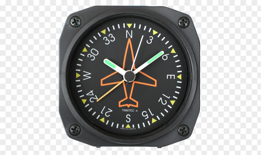 Flying Tiger Flight Jacket Aircraft Airplane Heading Indicator Alarm Clocks PNG