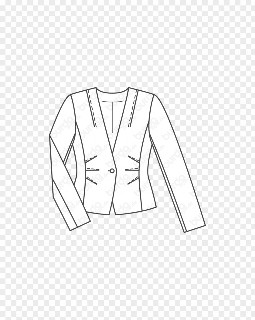 Jacket Blazer Shoulder Pattern Fashion Sleeve PNG