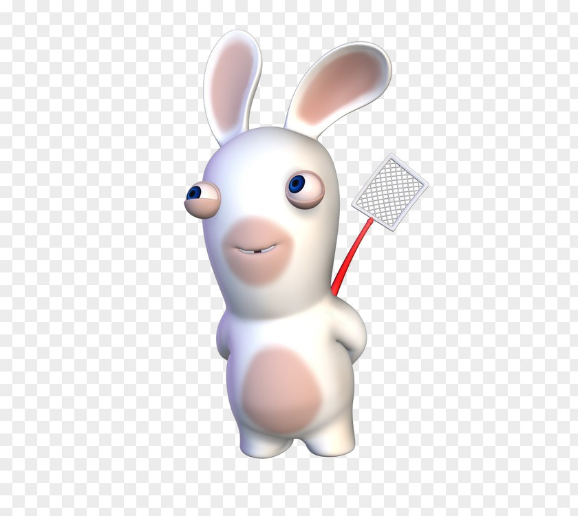 Lapin Cretin Rayman Raving Rabbids: TV Party Rabbids 2 Wii Video Game PNG