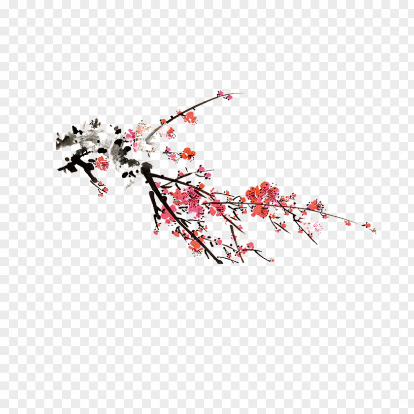 Plum Flower Blossom Clip Art PNG