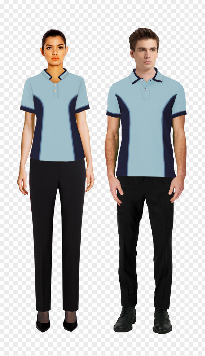 T-shirt Front Office Uniform Sleeve Business PNG