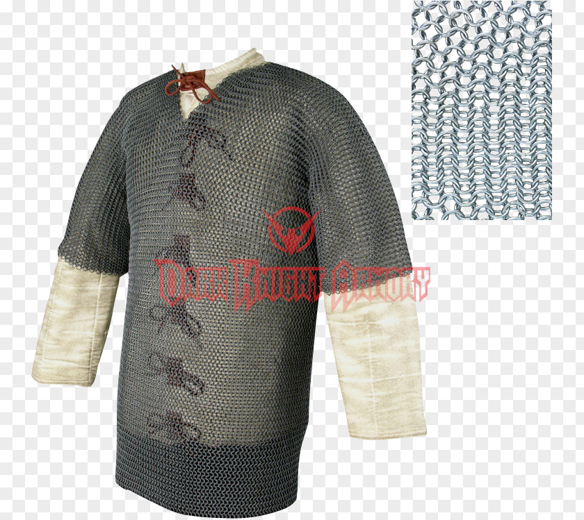 T-shirt Hauberk Mail Sleeve PNG