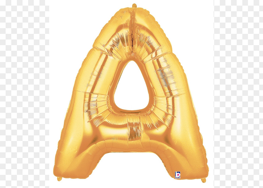 Balloon Toy Letter Amazon.com Gold PNG