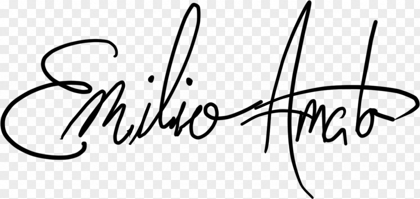 Emilio's Italian Restaurant Signature Handwriting PNG