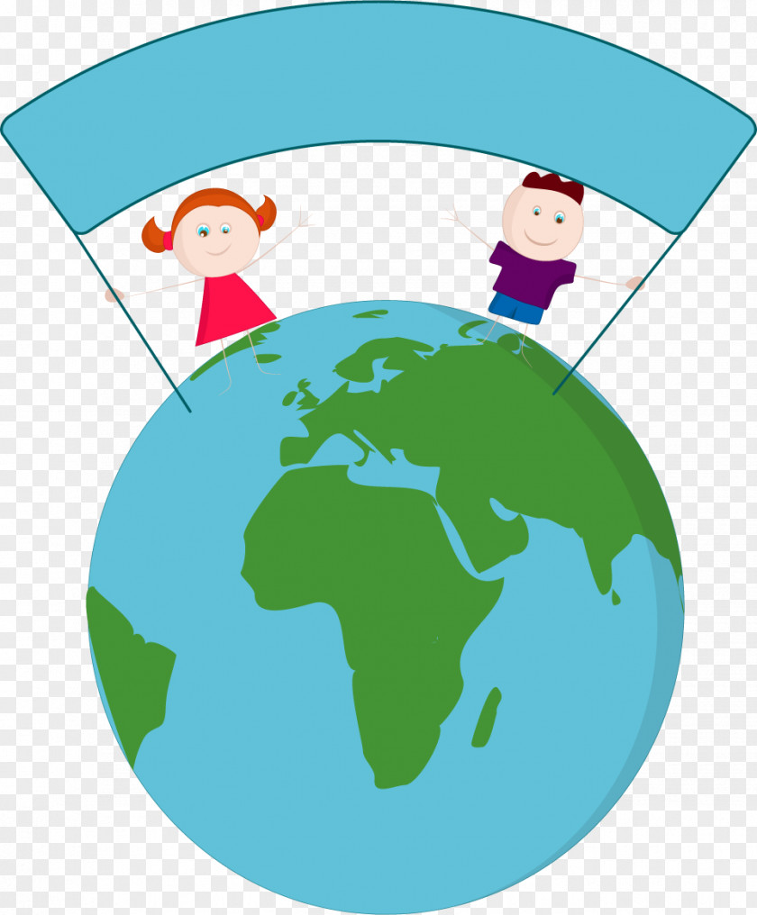 Globes And Cute Cartoon Characters World Map Vector Google Maps PNG