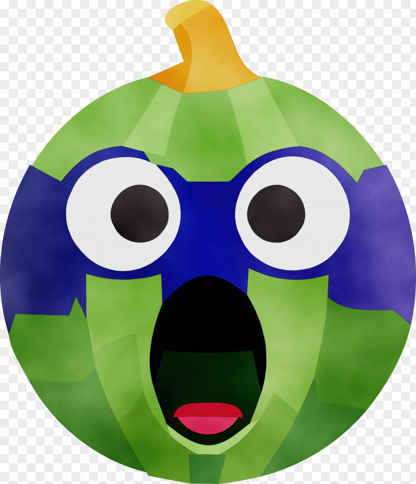 Green Smiley Cartoon Headgear PNG