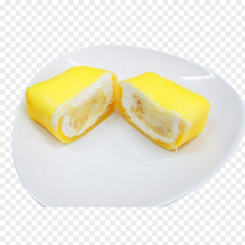 A Plate Of Durian Pie Taiwan Cream Crxeape Fruit PNG