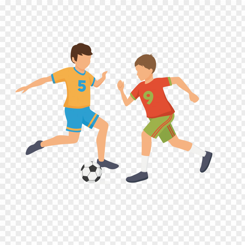 Boys Football Sport Illustration PNG