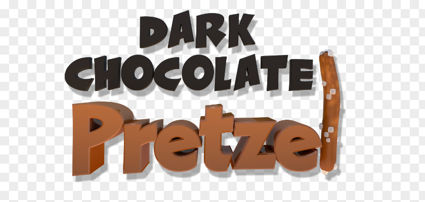 Chocolate Pretzels Brand Logo Font PNG
