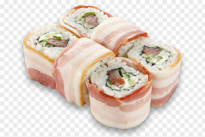 Sushi Makizushi Bacon California Roll Japanese Cuisine PNG