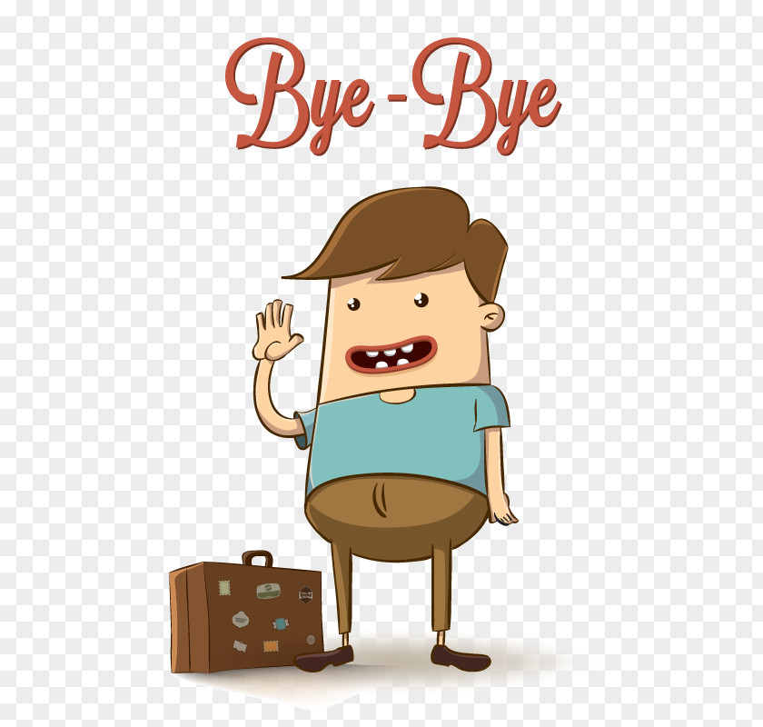 Vector Goodbye Clip Art PNG