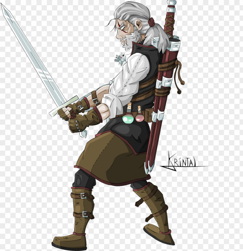 Fan Geralt Of Rivia Art Drawing PNG