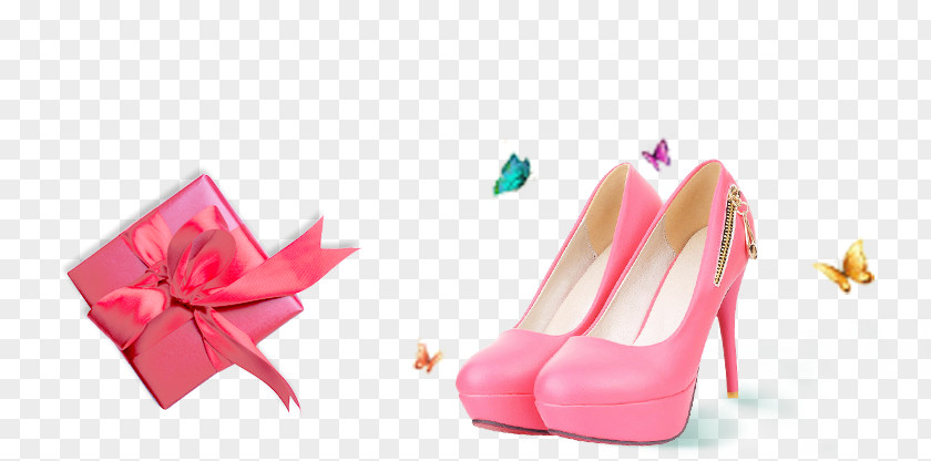 Gift Heels High-heeled Footwear Shoe Pink PNG