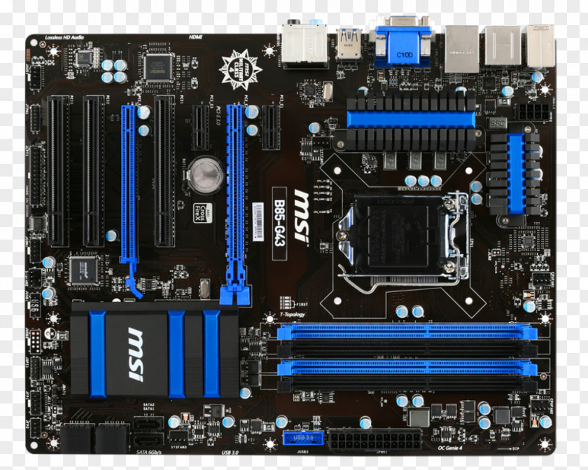 Intel LGA 1150 Motherboard MSI ATX PNG