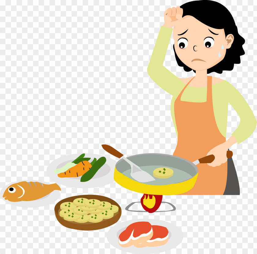 Backfilp Cartoon Vector Graphics Cooking Breakfast Image PNG