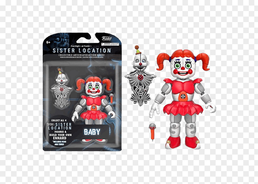 Five Nights At Freddy's Sister Location Freddy's: Action & Toy Figures Funko Infant PNG