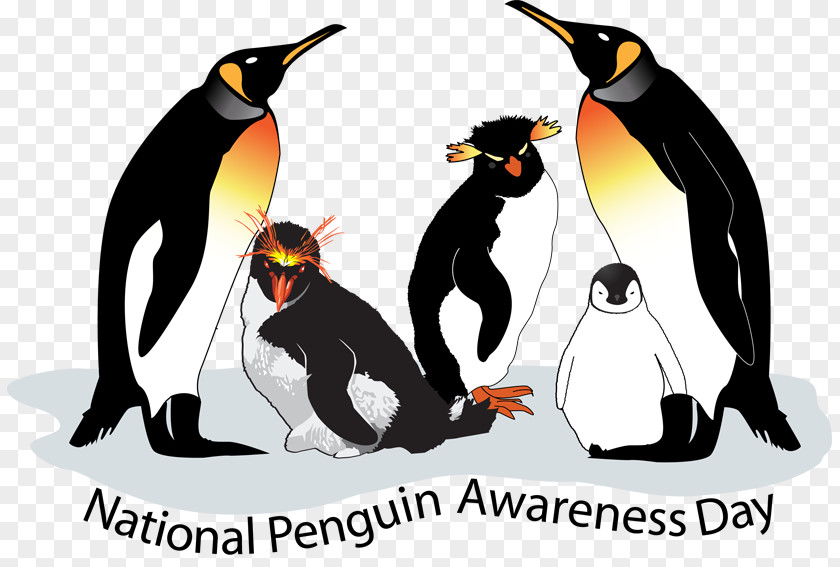 Penguin Awareness Day King Clip Art PNG
