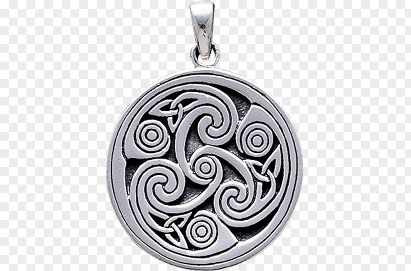 Triskelion Celts Spiral Locket Celtic Knot PNG