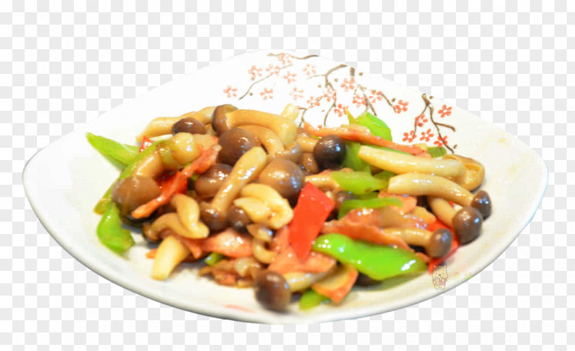 Bacon Crab Flavor Mushrooms Moo Goo Gai Pan Kung Pao Chicken Sweet And Sour Vegetarian Cuisine PNG