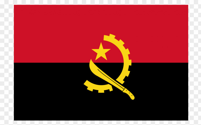 Flag Of Angola National Slovakia PNG
