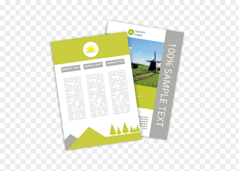 Publicity Card Brand Brochure PNG