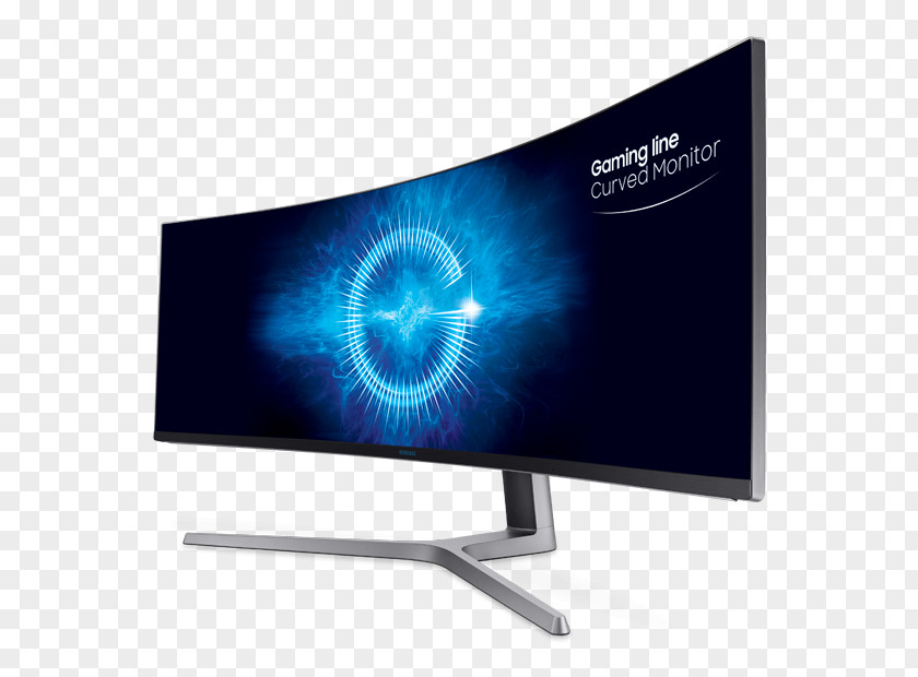 Samsung LED-backlit LCD Computer Monitors CHG90 Quantum Dot Display Television PNG