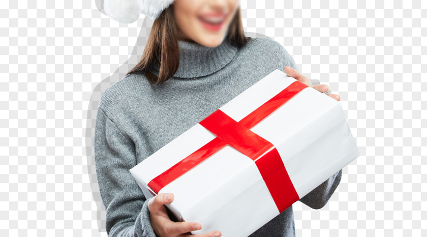 Women Gifts With Shadow Santa Claus Christmas Hat Cap Woman PNG