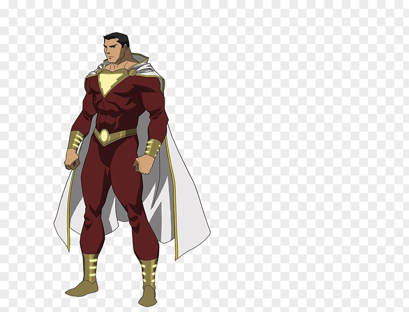 Captain Marvel Black Adam Dick Grayson Costume Animated Film PNG