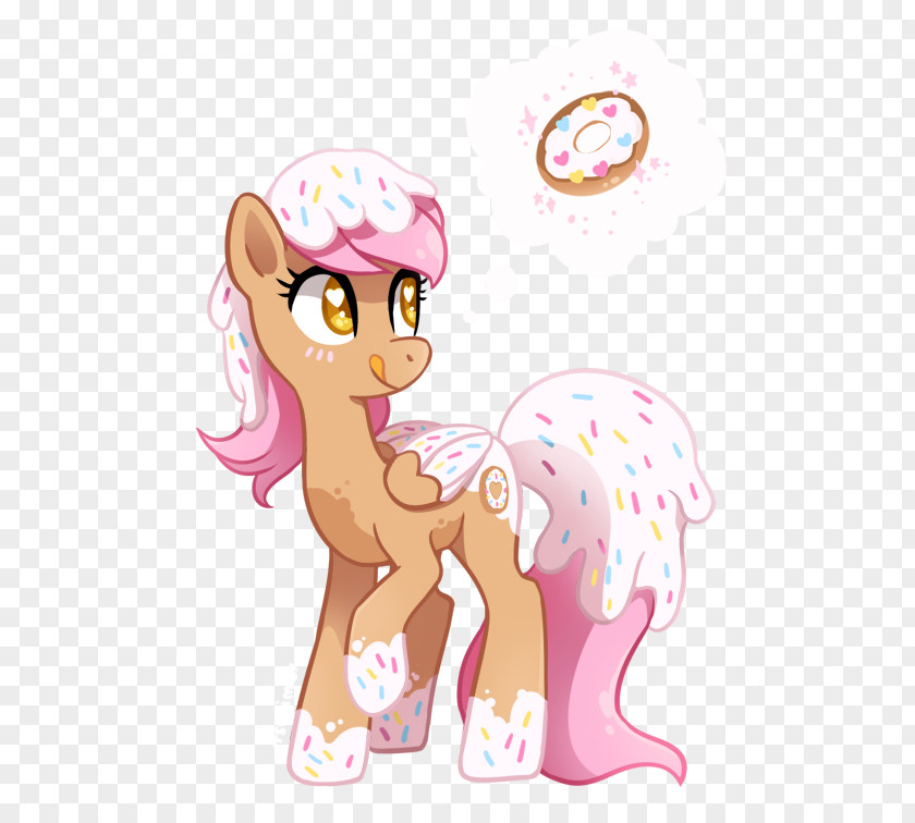 Pink Dessert My Little Pony Frosting & Icing Derpy Hooves Donuts PNG