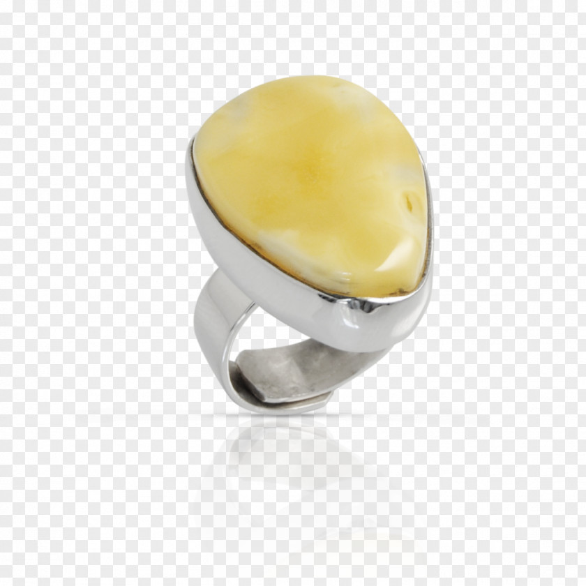 Ring Baltic Amber Jewellery Silver PNG