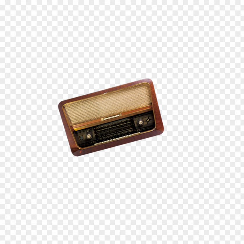 Vintage Radio Broadcasting Button Icon PNG