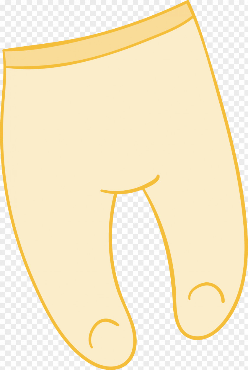 Beige Baby Trousers Underpants Clip Art PNG