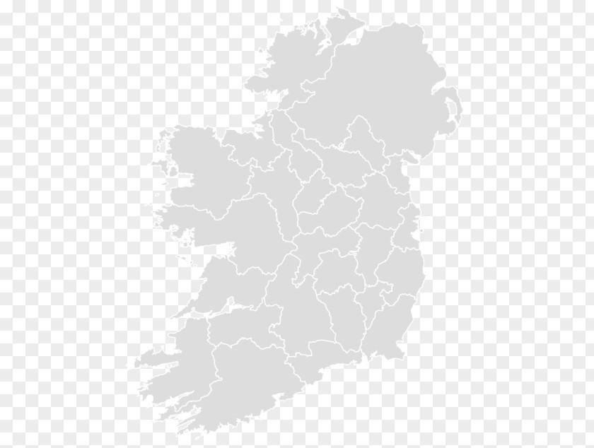 Color Jiugong Map Northern Ireland Blank PNG