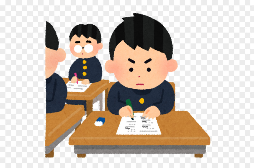 Exams Cartoon Students Educational Entrance Examination Student Juku State School Test PNG